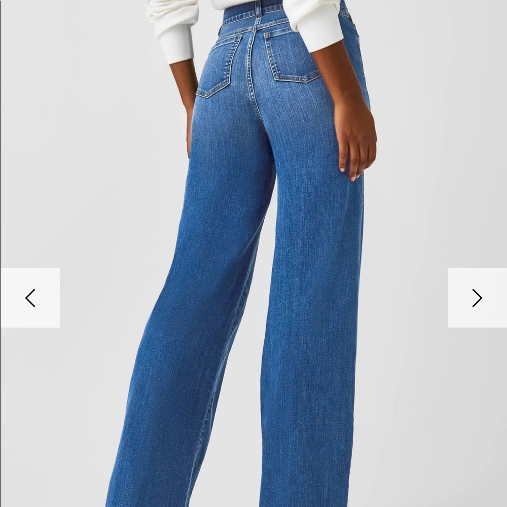 Spanx - Seamed Front Wide Leg Jeans, Vintage Indigo
Vintage Indigo / Regular / S